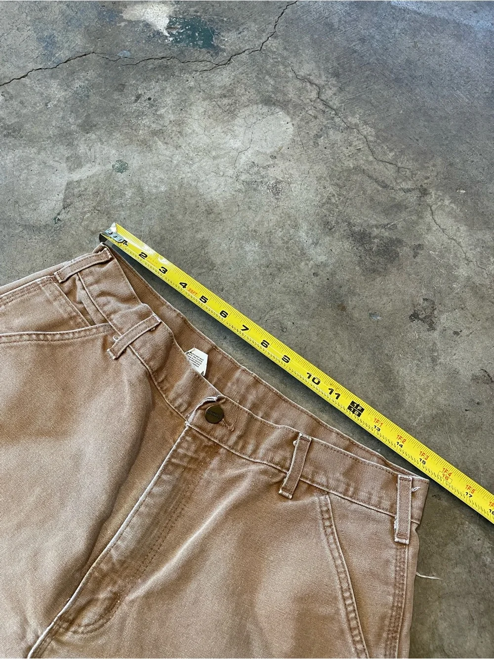 Vintage Carhartt B11 BRN Dungaree Fit Carpenter Pants